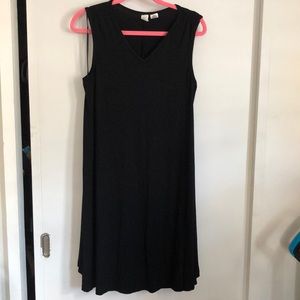 ARTISAN NY SLEEVELESS DRESS BLACK LARGE